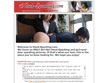 Tablet Screenshot of hand-spanking.com